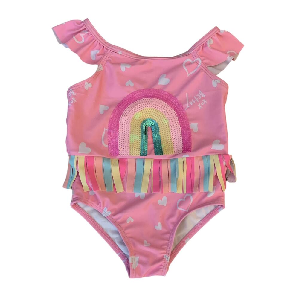 Betsey Johnson Girls Swimsuit l Bathing Suit 3T